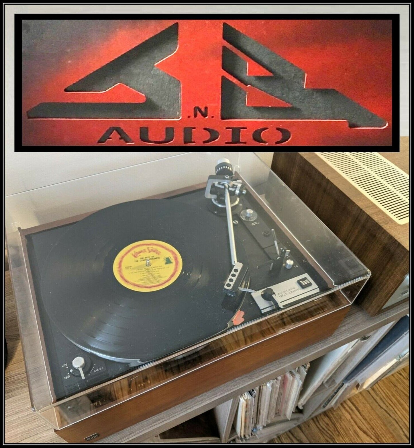 Dual 1245, & 1246 "NEW" JnB Audio Dust Cover for Turntable -= Made in USA