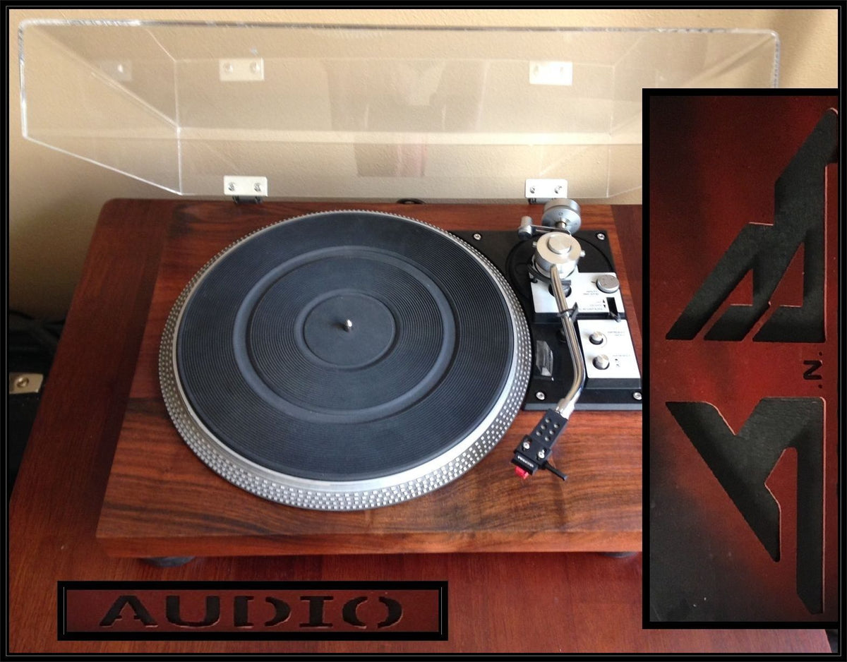 Custom Pioneer PL516 PL518 with insignia JnB Audio Dust Cover = Made in USA =