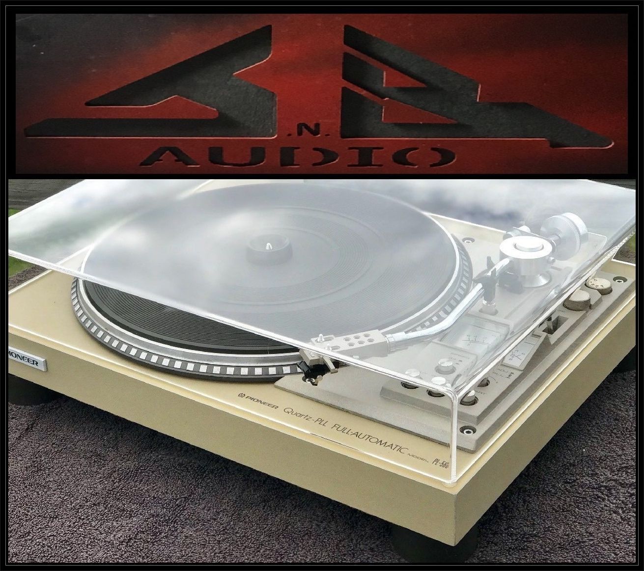 Pioneer PL 560 560 "NEW" Dust Cover for Turntable JnB Audio -=  Made in USA =- 