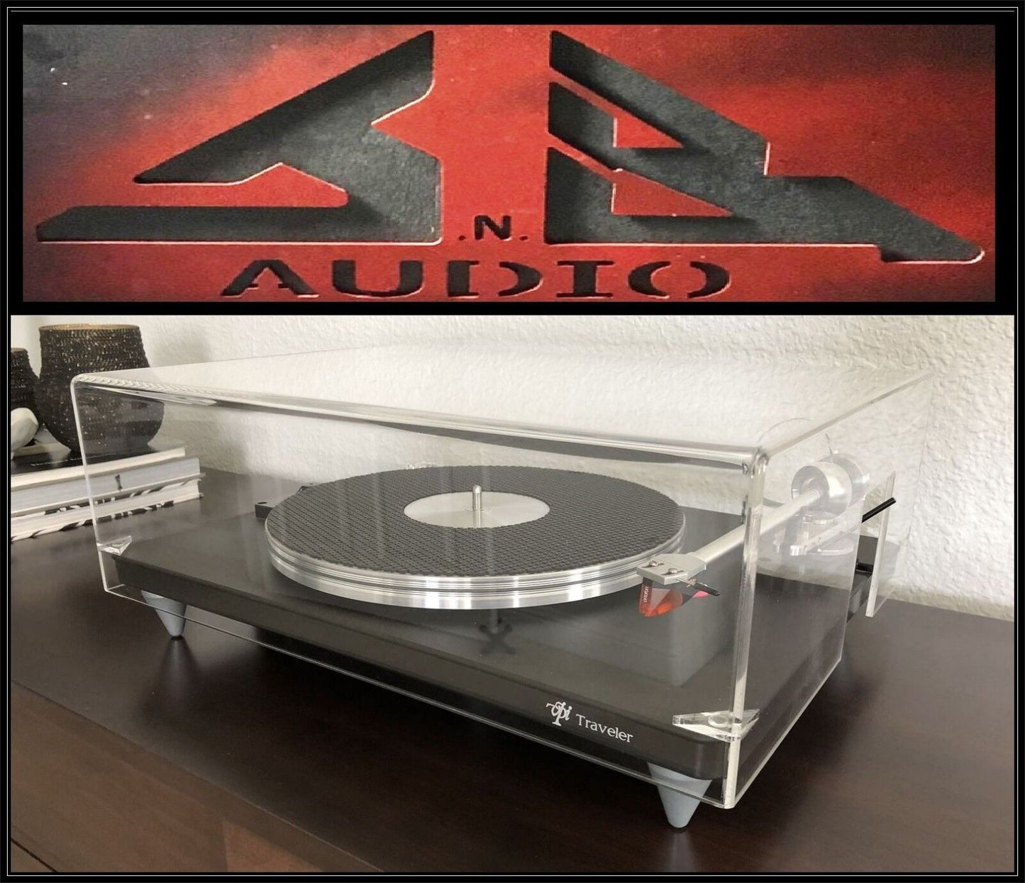 VPI Traveler 2 JnB Audio "Pro Series" Turntable Dust Cover -=- Made in USA -=-